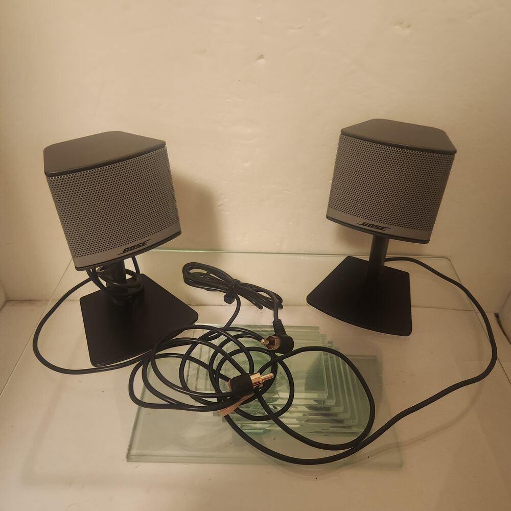 Bose Companion Satellite Computer Speakers Tested Works